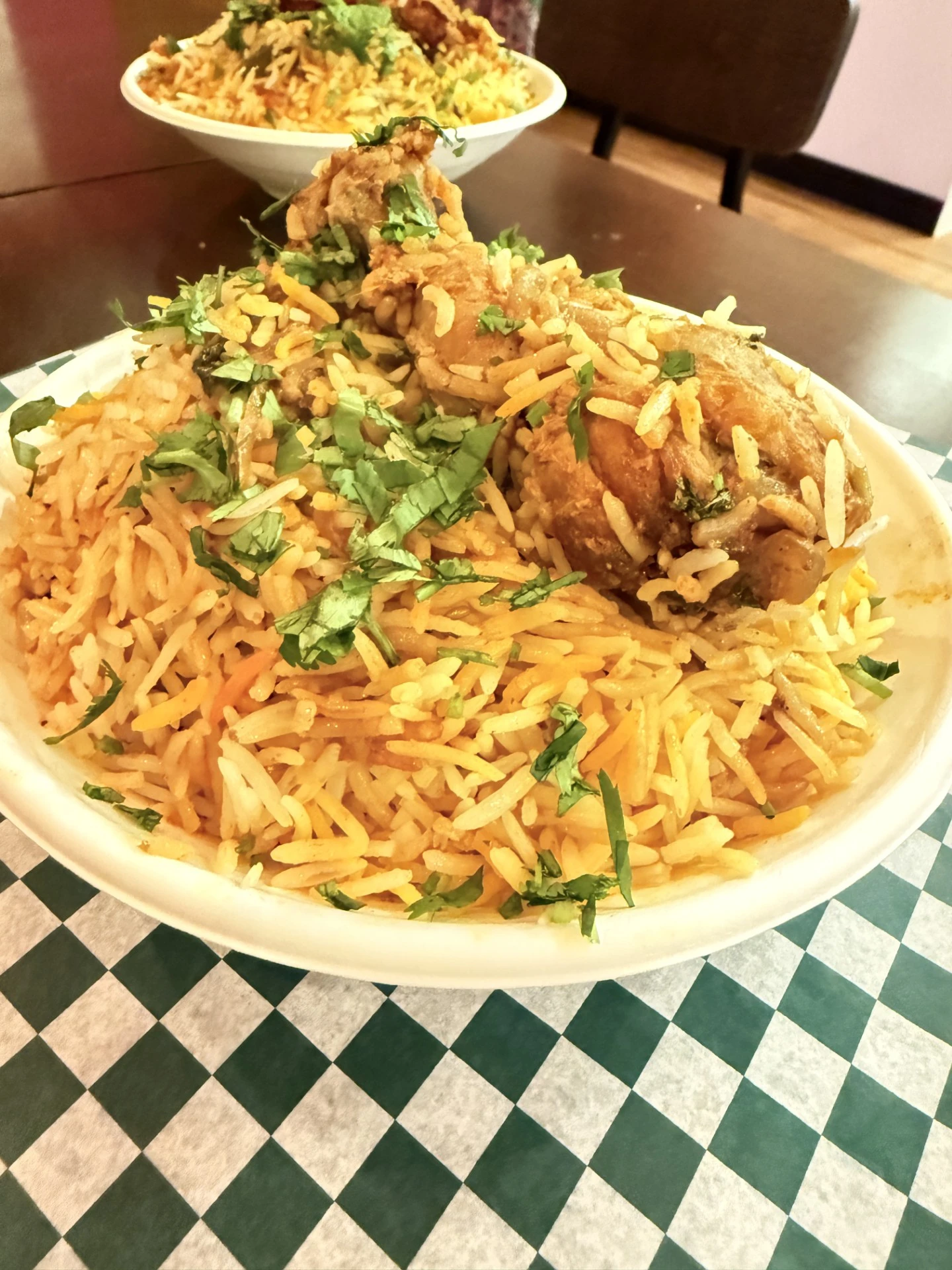 Chole Bhature at Delhi Cafe in Edmonton